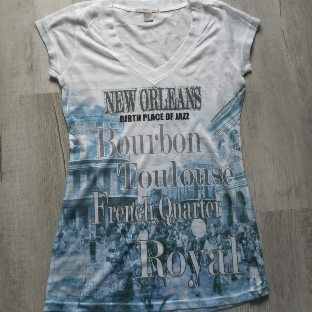 Ladies New Orleans, Birthplace of Jazz, T-Shirt